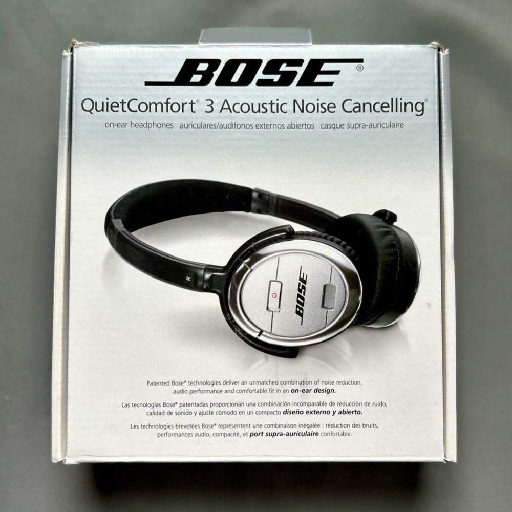 Bose Quiet Comfort 3 Acoustic Noise Cancelling On-Ear Headphones - HEAVY USE